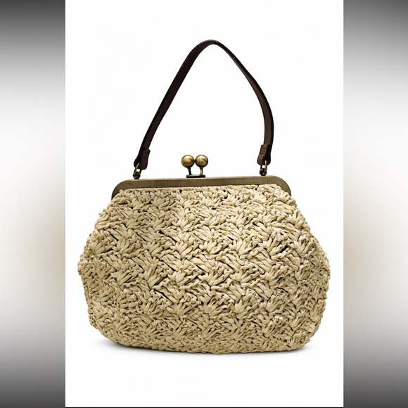 Handbags - New never used Patricia Nash Kiss-Lock Shoulder Bag - Beige